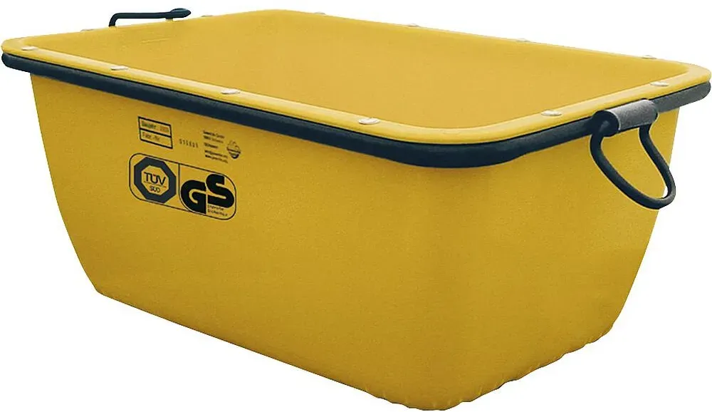 Mörtelkasten Fassungsvermögen: 200 Liter (Tüv geprügt, gelb, kranösen)