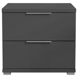 Die Möbelfundgrube Nachtschrank SMILLA 46 x 43 x 42 cm Grau
