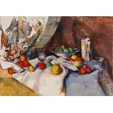 Blue Bird Bluebird Puzzle - Paul Cézanne, Stillleben mit Äpfeln, 1898, 1000 Teile Puzzle - Reproduktion des Berühmten Gemäldes - Puzzle für Erwachsene