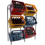 RAMROXX Standregal 6 Kisten grau