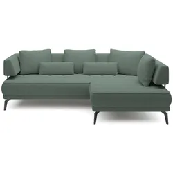 Ecksofa Giotto Stoff Grün