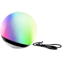Müller-Licht Kugelleuchte Kunststoff, Metall 20 cm inkl. Akku, Solarzelle weiß