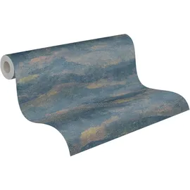 A.S. Création A.S. Creation Vliestapete Abstrakt Landschaft 10,05 m x 0,53 m Dunkelblau FSC®