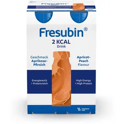 Fresubin 2 kcal  Aprikose-Pfirsich hochkalorische Trinknahrung 4X200 ml Lösung