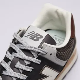 New Balance 574 Herren Black/Brown/Dark Silver Metallic 43