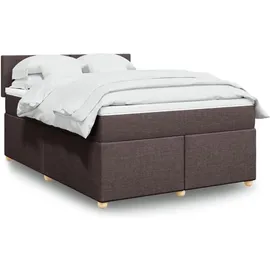 vidaXL Boxspringbett 180 x 200 cm Braun