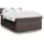vidaXL Boxspringbett 180 x 200 cm Braun