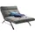 KAWOLA Relaxliege AMERIVA Polyester 120 x 110 x 158 cm Grau mit Kissen und Kopfteil