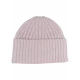 Zwillingsherz Kaschmir-Beanie in Rosé