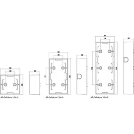 Busch-Jaeger 1703-914 3-fach alpinweiß