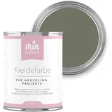 miafarben Kreidefarbe für Möbel 750ml, Möbellack, Möbelfarbe ohne schleifen, Kreidefarbe für Holz (Sommerlicher Waldpfad)