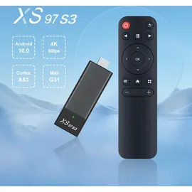 Vislone TV Stick für Android 10.0 Smart TV Box Streaming Media Player Streaming Stick 4K Unterstützung HDR mit Fernbedienung (1 GB RAM + 8 GB ROM)