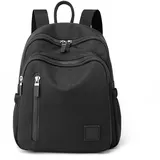 GFM Mini-Rucksack – sehr kleine Größe – wasserdichter Damen-Nylon-Rucksack (S1-Schwarz) (NBKP-0482-KL)