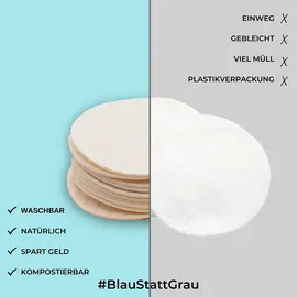 Chinchilla Abschminkpads waschbar und wiederverwendbar | 10 Stück