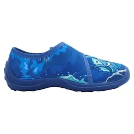 Fischer Markenschuh Hausschuhe Blau 33