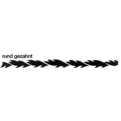 Haunstetter Laubsägeblatt Tornado L.13cm Nr.3 (MITTEL) Gipsarbeit in der Zahntechnik
