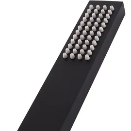 Beliani Handbrause Schwarz Metall Rechteckig Stab 1 Strahlart Modern Klassisch Duschkopf Badezimmer Stabhandbrause Stabbrause