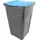 Centi Abfalltonne Recycling 50 l Schwarz