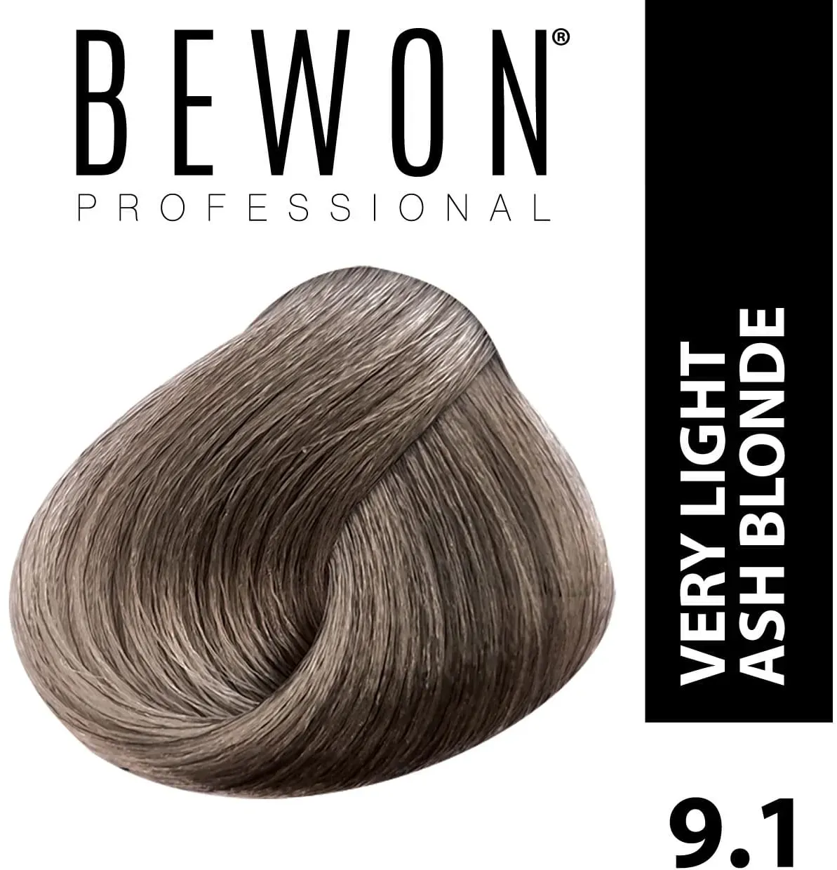 Permanent Hair Color Cream - 9.1 very light ash blonde