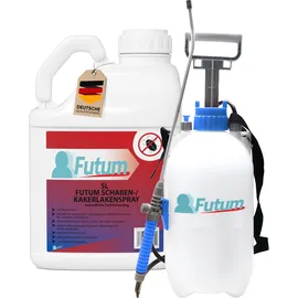 Futum Schabenspray Insektenvernichter 5 l + 5 l Sprüher