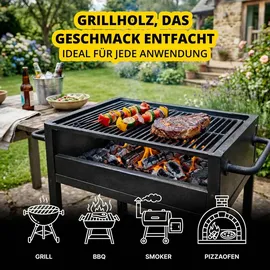 neandertaler feuer Brennholz Buchenholz Kaminholz Grillholz Hartholz Buche Feuerholz Holz für Kamin 10 kg