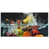 Artland Küchenrückwand »Spritzendes Obst auf dem Wasser«, (1 tlg.), bunt