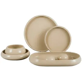 Almina Lissa Bonna Biscuit Kombiservice 27-tlg. beige/braun