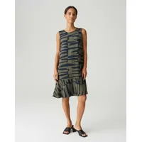 Opus Knielanges Kleid mit Rundhalsausschnitt Modell WENOLA Petrol, 38