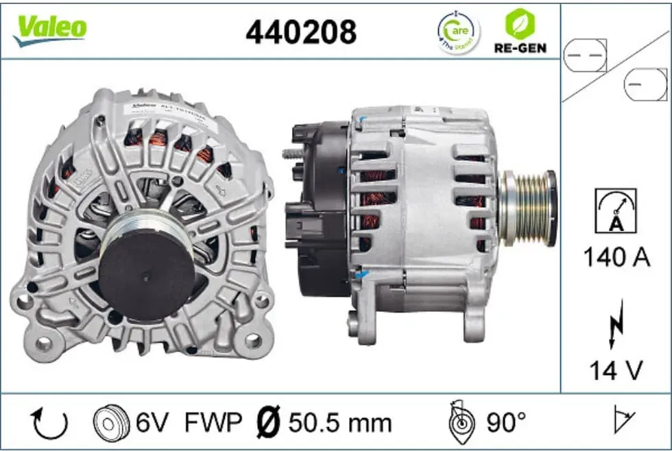 Generator VALEO 440208 für Audi Q5