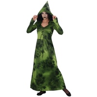 CHAKS Hexen-Kostüm Hexen Kostüm 'Freya' für Damen, Grün grün S