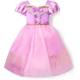 Disney Store Official - Rapunzel - Neu verföhnt - Rapunzel - Kostüm für Kinder - Lilafarbenes Disney Prinzessinnen Kleid für Partys, Rollenspiele und Halloween, 7-8 Jahre