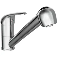 Schütte Spültischarmatur »Falcon«, Messing, glänzend, 1⁄2" - silberfarben