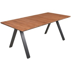 Tisch DAVINA; Alu / Teak FSC 100%
