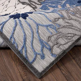 Sanat FLORAL grau B/L: ca. 160x230 cm - grau