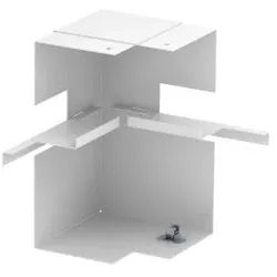 OBO 6278140 Inneneck vereinfacht asymmetrisch 90x210x148 Stahl reinweiß RAL 9010 GS-AI90210RW