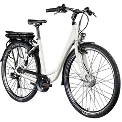 Zündapp Z503 E Bike Damen 26 Zoll Elektrofahrrad 155 - 175 cm Pedelec 7 Gang E Fahrrad antique white