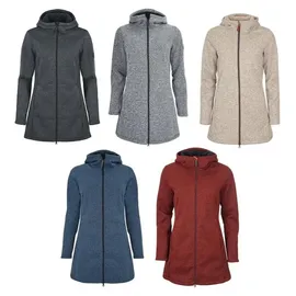 Elkline Morning Dew - Fleecemantel, Größe:48, Farbe:khaki-khaki - Schwarz - 48