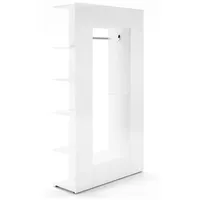 Vicco Garderobe Mats, Weiß Hochglanz, 36.6 x 191 cm,