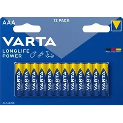 Varta Long Life Power AAA-Batterie x 12