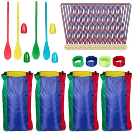 Relaxdays 40-tlg. Outdoorspiele-Set