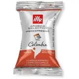 illy Kaffee, Kaffeekapseln Iperespresso Arabica Selection Kolumbien - Verpackung mit 100 Kaffeekapseln