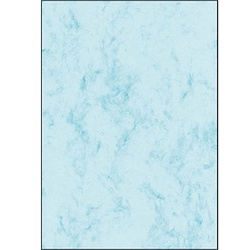 SIGEL Briefpapier Marmor blau DIN A4 200 g/qm 50 St.