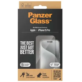Panzer Glass Ultra-Wide Fit für iPhone 15 Pro