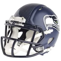 Riddell Speed Mini Helm Club Seahawks schwarz|bunt|weiß Einheitsgröße