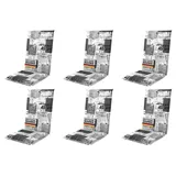 Hochlehner Auflagen Polster 6ER SET Gartenmöbel Kissen 8cm dick Gartenstuhl 2115