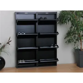 VCM Pisa 51 x 136 x 16 cm 8 Klappen schwarz