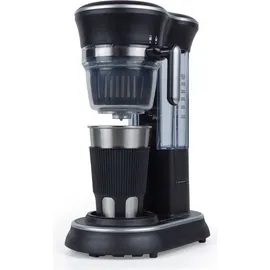 Prixton Kaffeemaschine mit Mahlwerk | Tropfsystem, Edelstahlbecher mit Deckel, 600 W