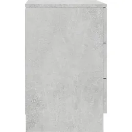 vidaXL Nachttisch Betongrau 38x35x56 cm Holzwerkstoff