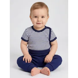 TupTam Kurzarmwickelbody TUPTAM "Wickelbody Baby Jungen Kurzarm Wickelbody 5er Set", Jungen, Gr. 50, N-Gr, lila (farbenmix 4), Obermaterial: 100% Baumwolle CO., Bodys