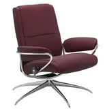 Stressless Sessel Paris Star Low Back Leder Rot Batick Bordeaux